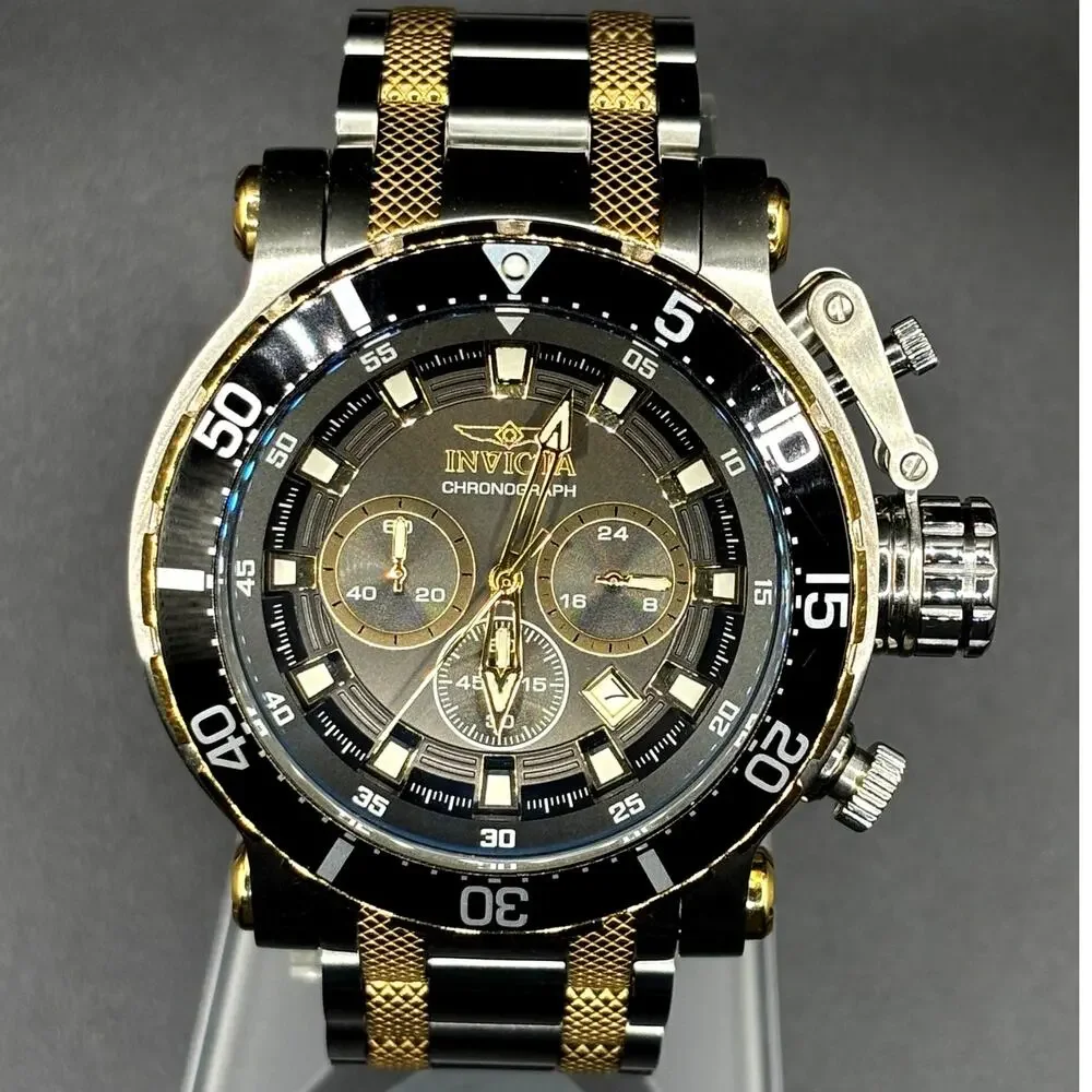 Invicta Coalition Forces 32712 52mm Chronograph Two Tone Men’s Watch NIBWT